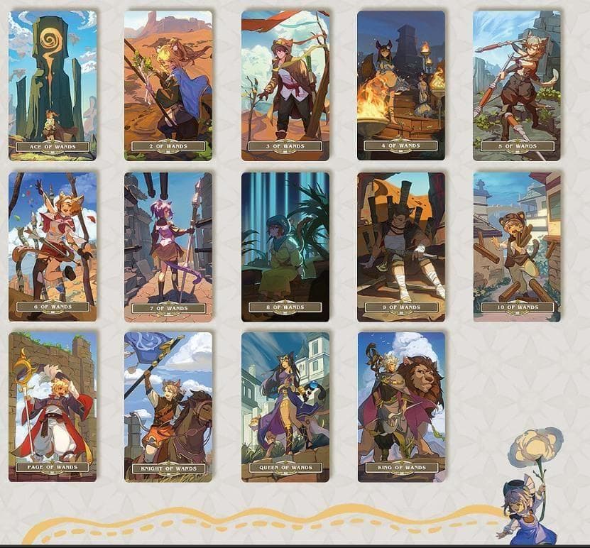 正規品タロットカード】まるでゲームの世界観✨旅人の歌のタロット