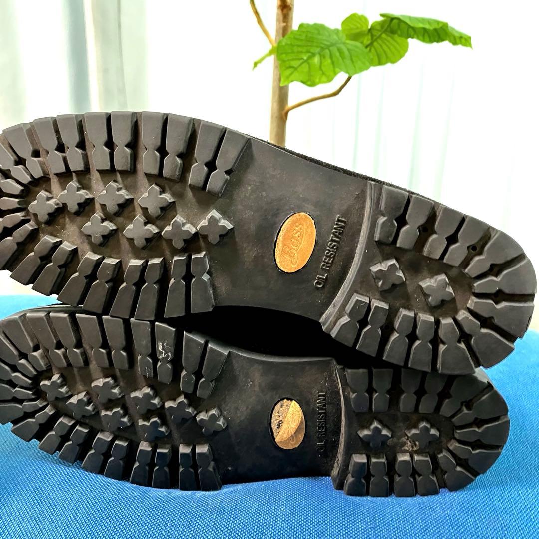 G.H.BASS B&Y 4eye MOC ジーエイチバス スエード ブラック