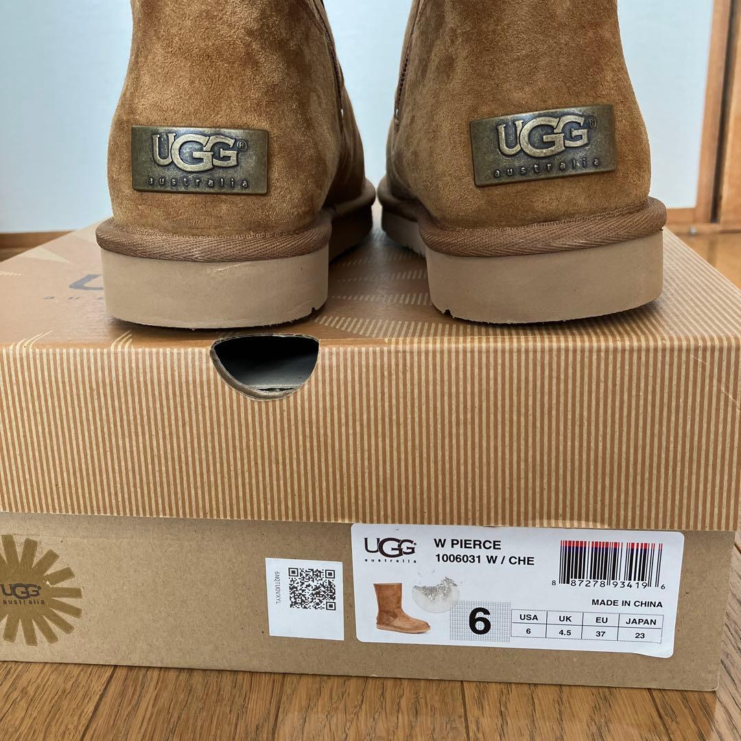 新品未使用！UGG W PIERCEムートンブーツ 23cmベージュ - メルカリ