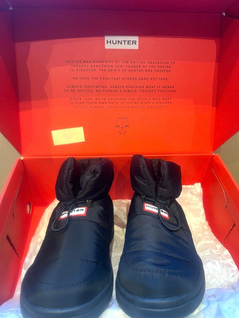 HUNTER ショートブーツ　24センチ　箱無しです。 HUNTER（ハンター） 長靴 レインブーツ HUNTER ORIGINAL PLAY BOOT