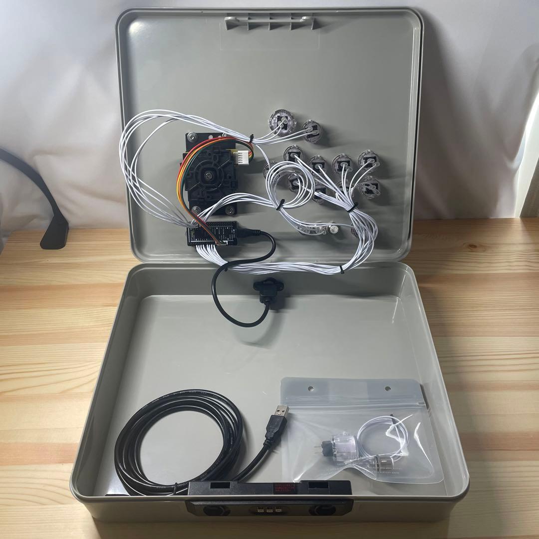 CPC-L24】アーケードコントローラー アケコン 自作 スト6仕様 - メルカリ