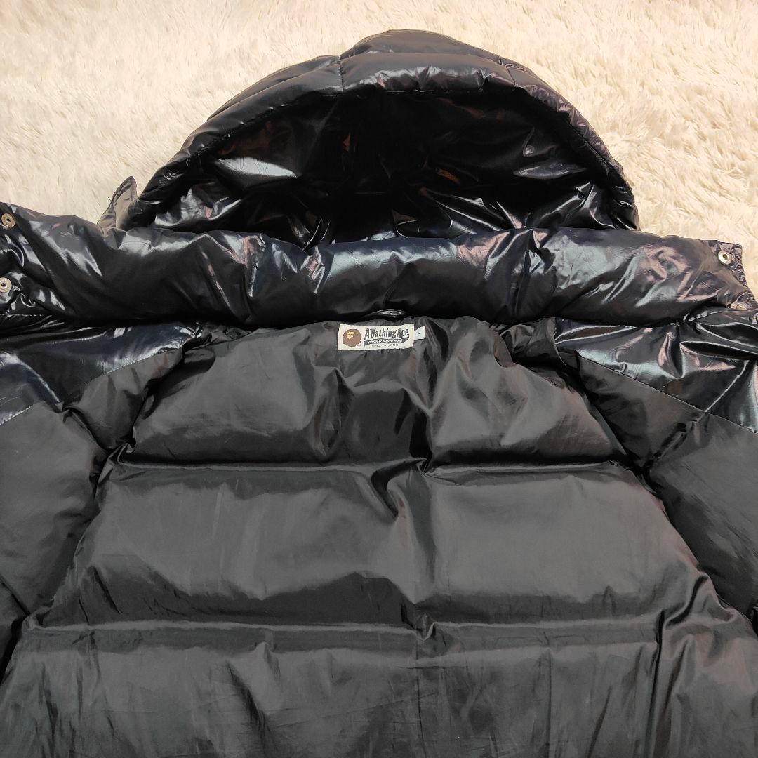 極美品✨カモフラ✨アベイシングエイプ 金属ロゴ 2WAY ダウンベスト