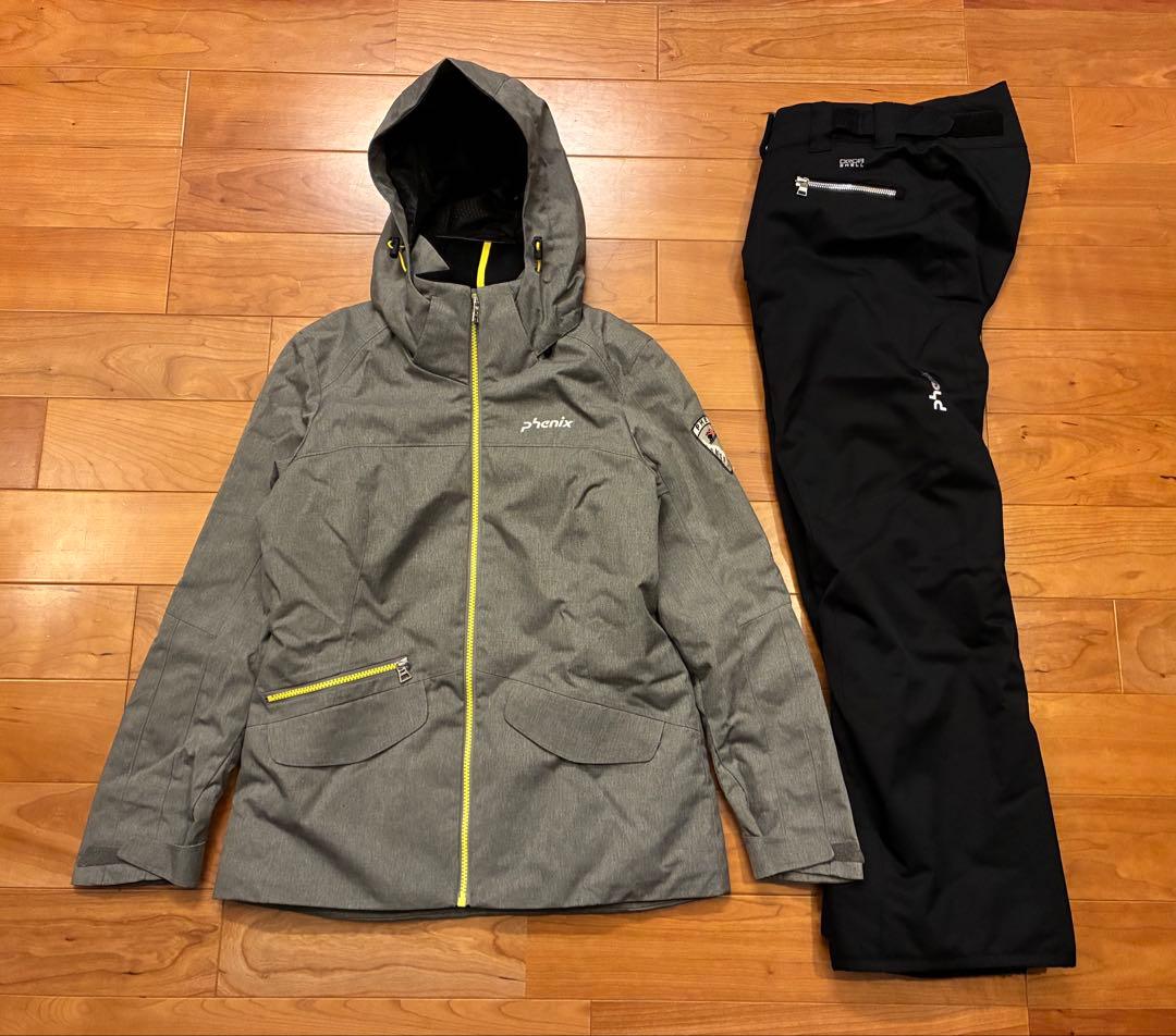 美品　phoenix　フェニックス　スキーウェア　スノボウェア　上下　グレー　M フェニックス（PHENIX） Ski Slope Two-piece スキー スロープ