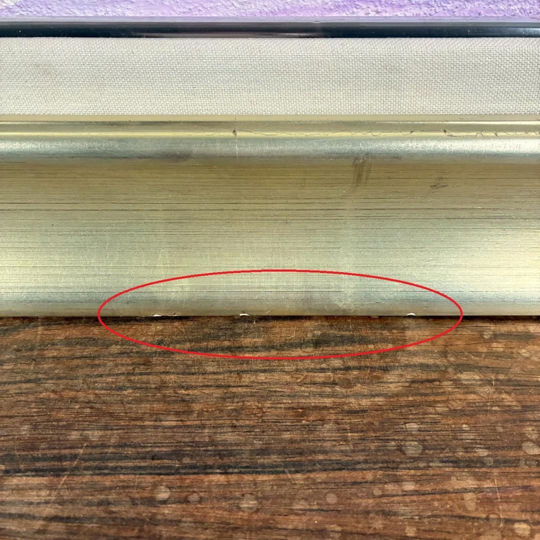 美品 寺井孝「角館の桜」キャンバスに油彩 10号 彩波会 二科展