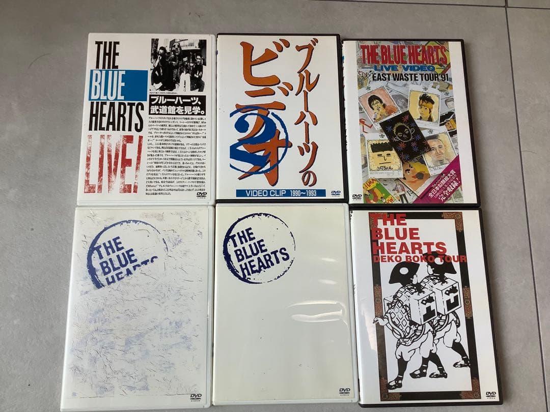 ブルーハーツ　DVDセット THE BLUE HEARTS on TV DVD-BOX 【完全初回生産限定盤】 : THE BLUE