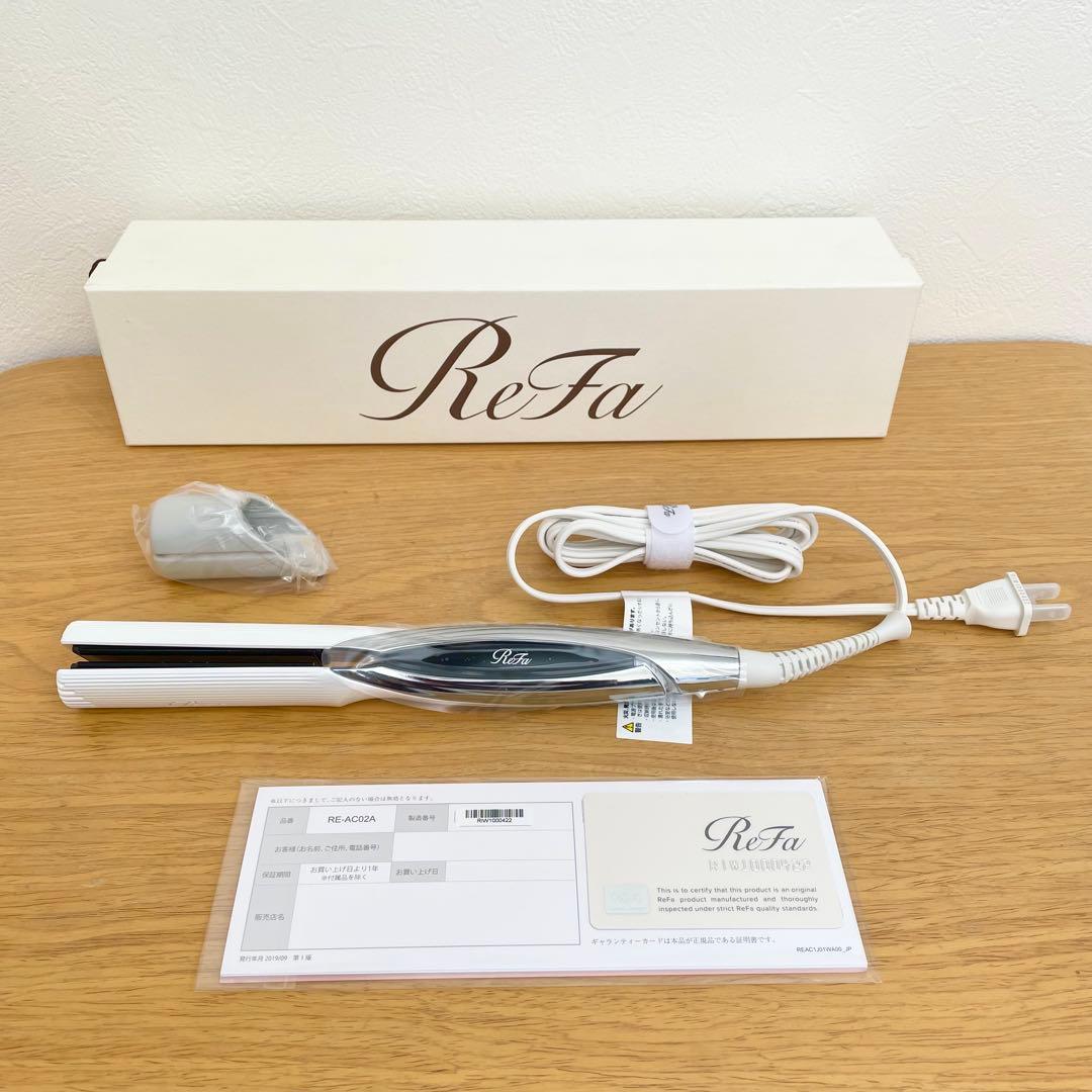 ◎ 美品 ReFa リファ ビューテック ストレートアイロン RE-AC02A ReFa リファ ビューテック ストレートアイロン RE-AC02A（ホワイト