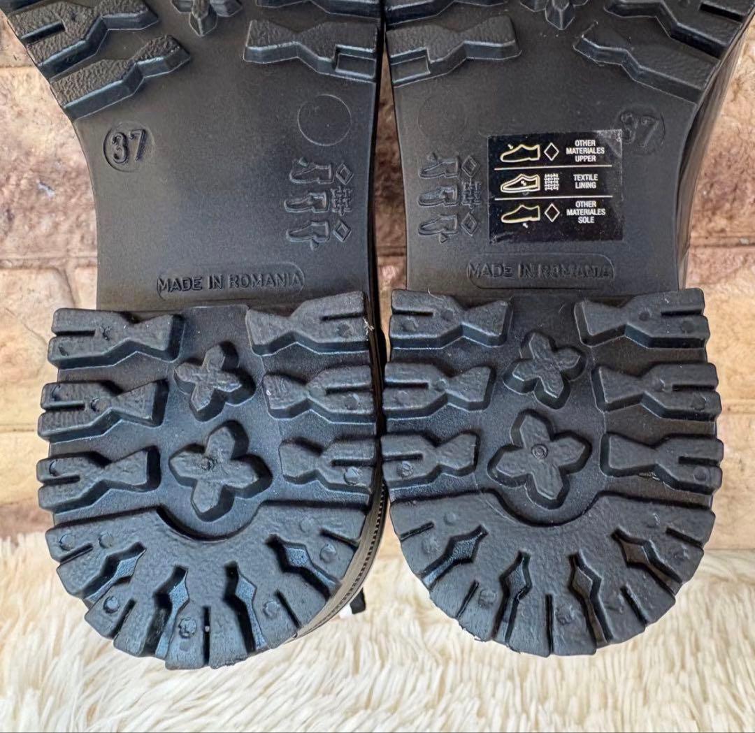 新品 HUGO BOSS グロッシー チェルシースタイル レインブーツ 23.5