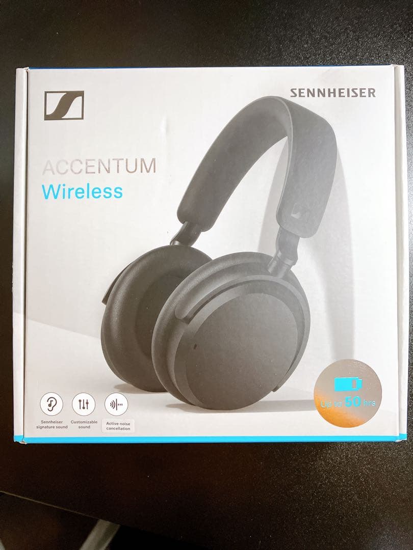 Sennheiser Accentum ワイヤレスヘッドホン ブラック Amazon.com: Sennheiser ACCENTUM Wireless Bluetooth Headphones