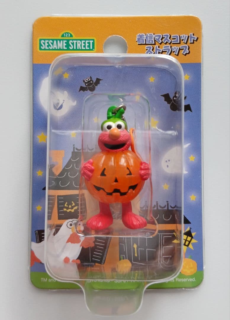 セサミストリート エルモ ハロウィン ジャックオーランタン マスコット
