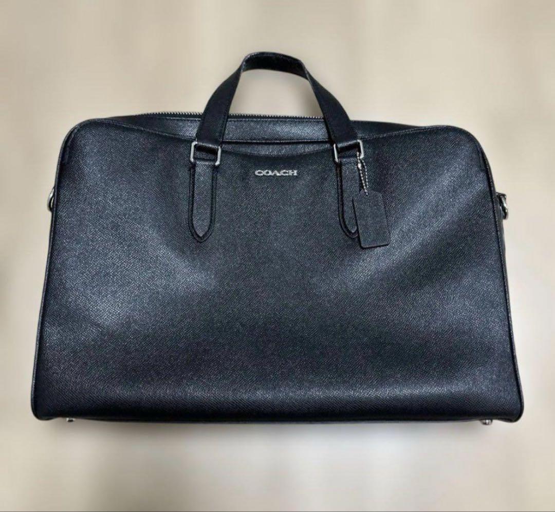 COACH コーチ ビジネスバッグ 2WAY ブラック レザー 良品✨COACH コーチ ビジネスバッグ 2way ブリーカー オールレザー