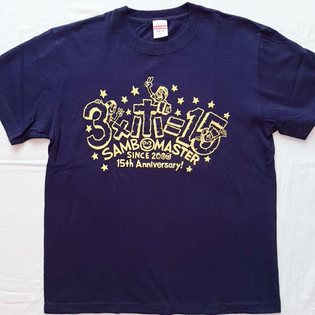 サンボマスター】Tシャツ 青 M ロックンロール バンドTシャツ グッズ