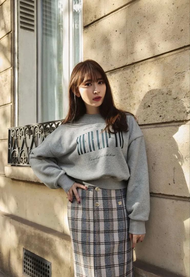 herlipto Cherish Oversized Sweatshirt - メルカリ