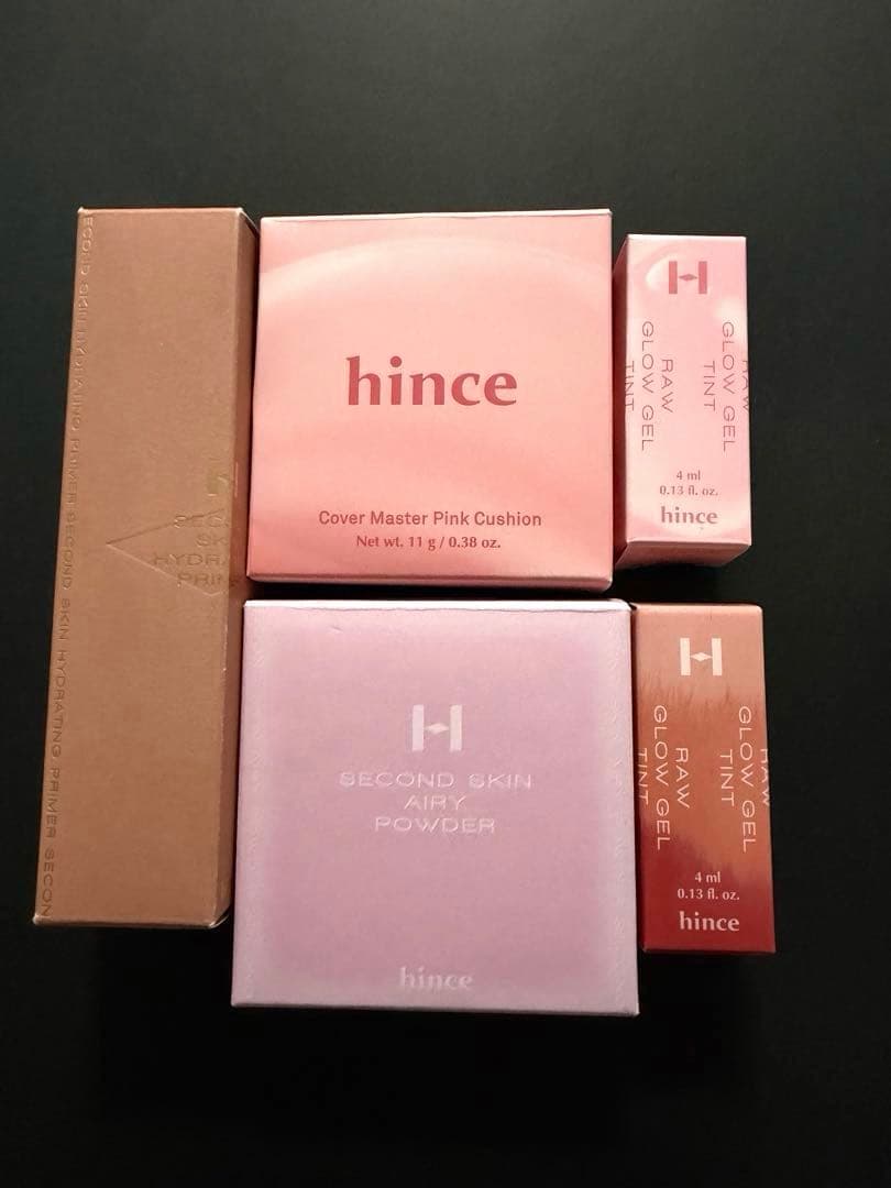 hinceヒンス プライマー・クッションファンデ・パウダー・ティント ５点セット hinceヒンス プライマー・クッションファンデ・パウダー・ティント 5