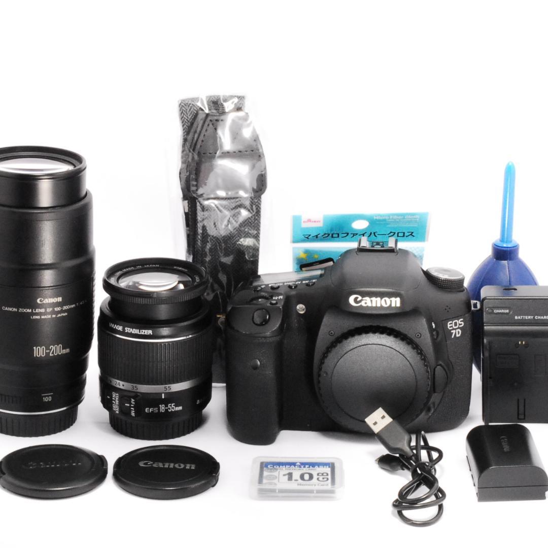 大人気⭐️Canon EOS 7D ダブルレンズセット ハイアマチュアモデル