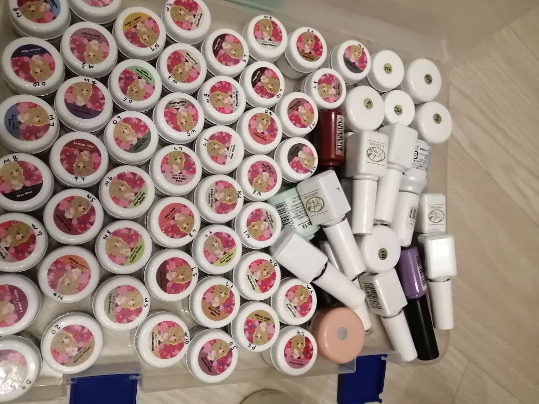 カラージェル多量 プリジェル トップコート2本付き☆ジェルネイル