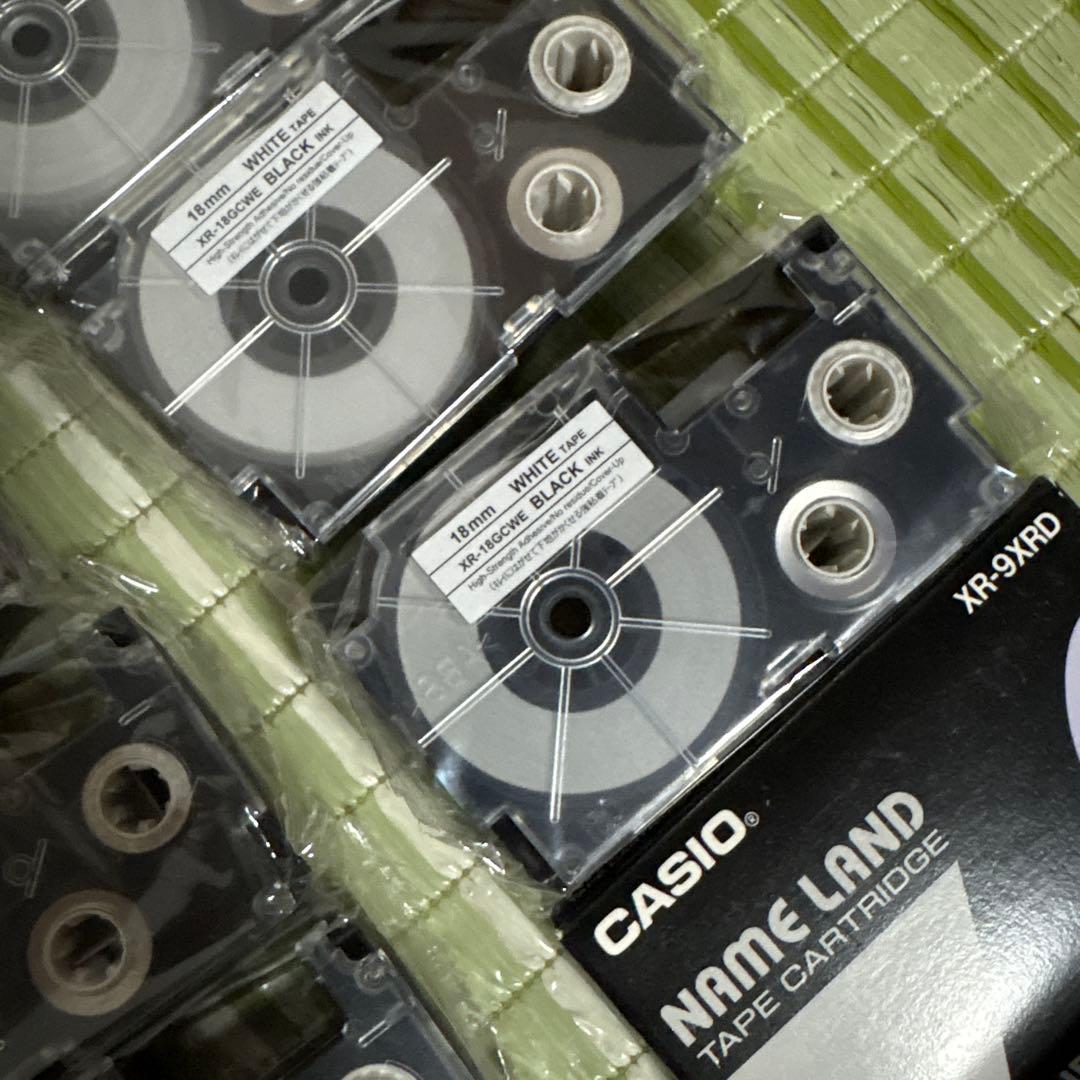 カシオCASIOネームランド テープカートリッジ テプラ シール まとめ