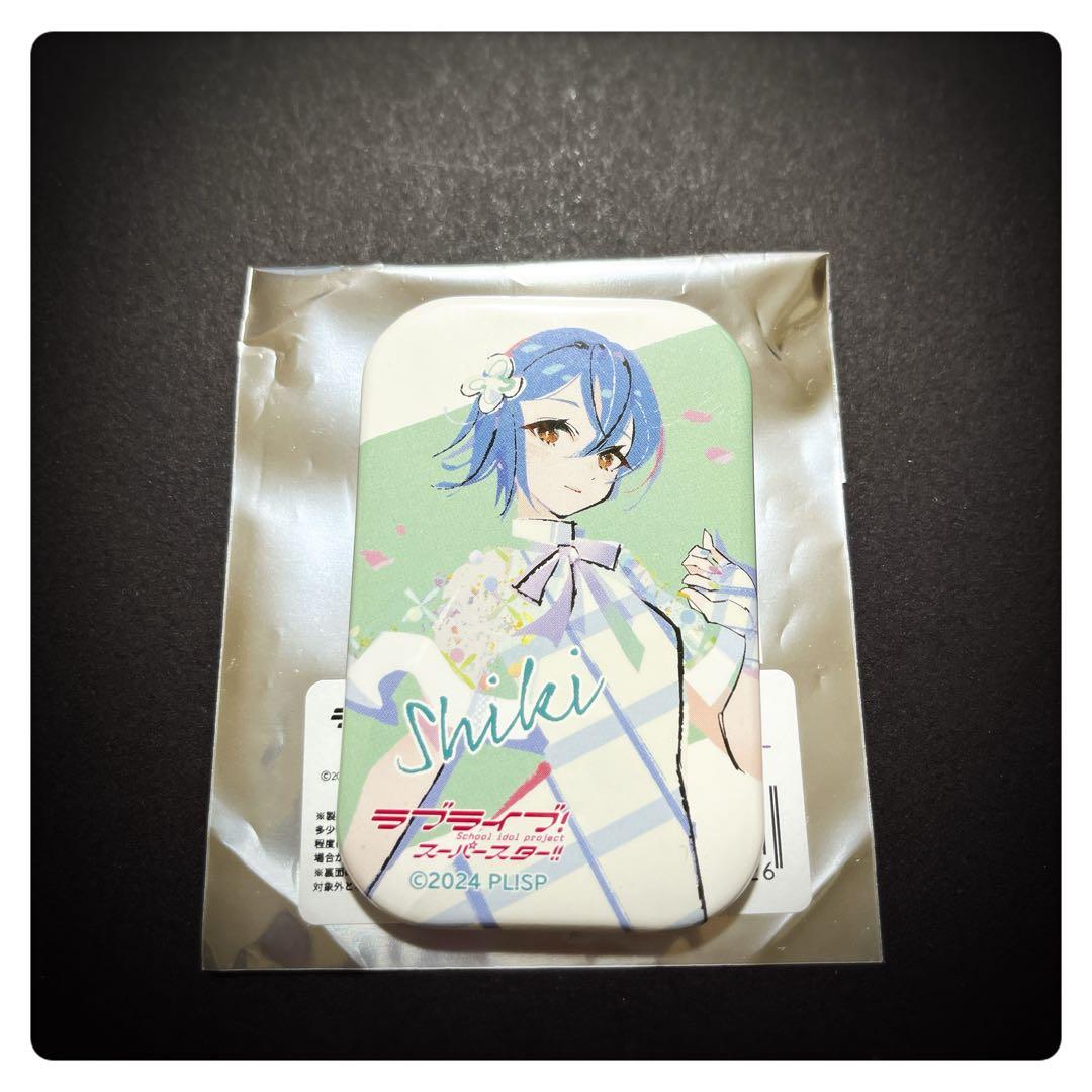 1若菜四季 ラブライブ Liella! 牛久 まのでまりな スクエア缶バッジ