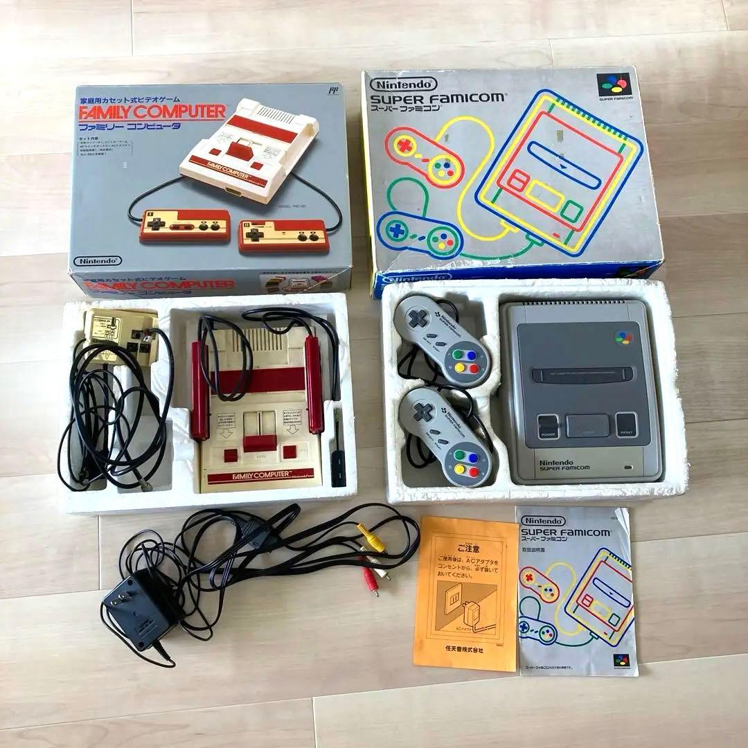 Nintendo ファミコン・スーパーファミコン 本体 箱付き 各種付属品あり