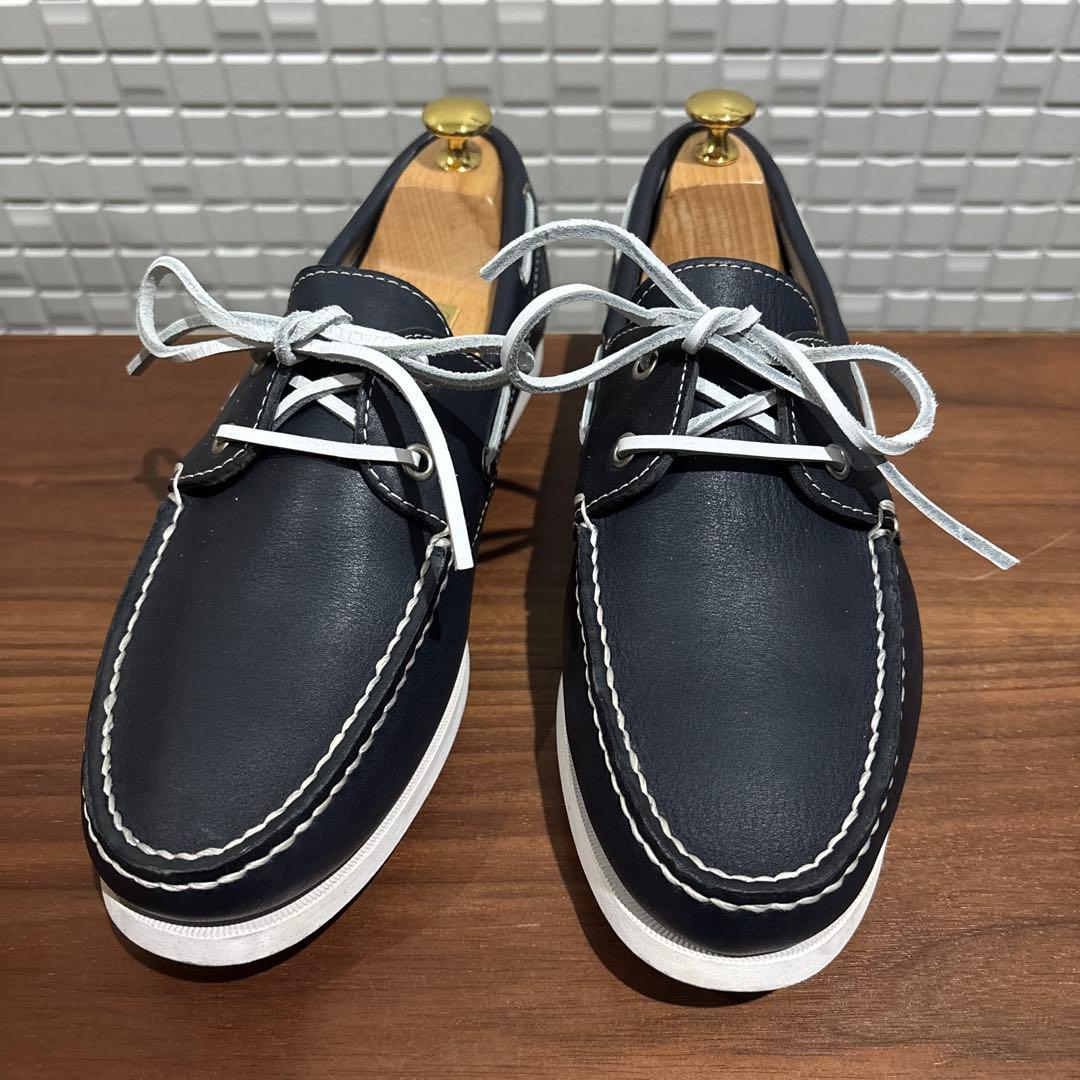 靴 REGALSTANDARDS classic boat shoes NAVY Classic Boat Shoe Navy Cavalier – Double Monk
