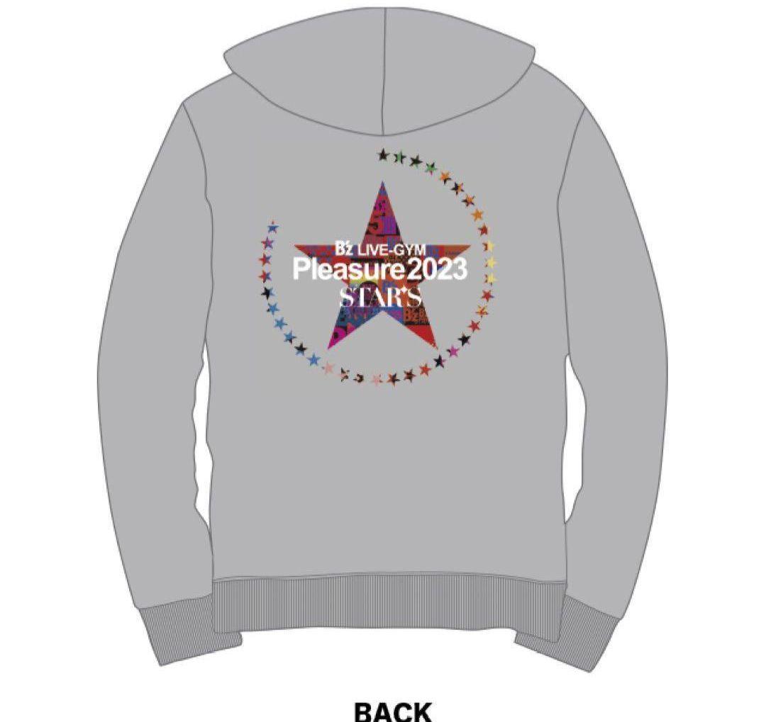 【新品】【Lサイズ】【B'z】【STARS】【Pleasure2023】パーカー B'z LIVE-GYM Pleasure 2023 -STARS-｜GOODS（プルオーバーパーカー
