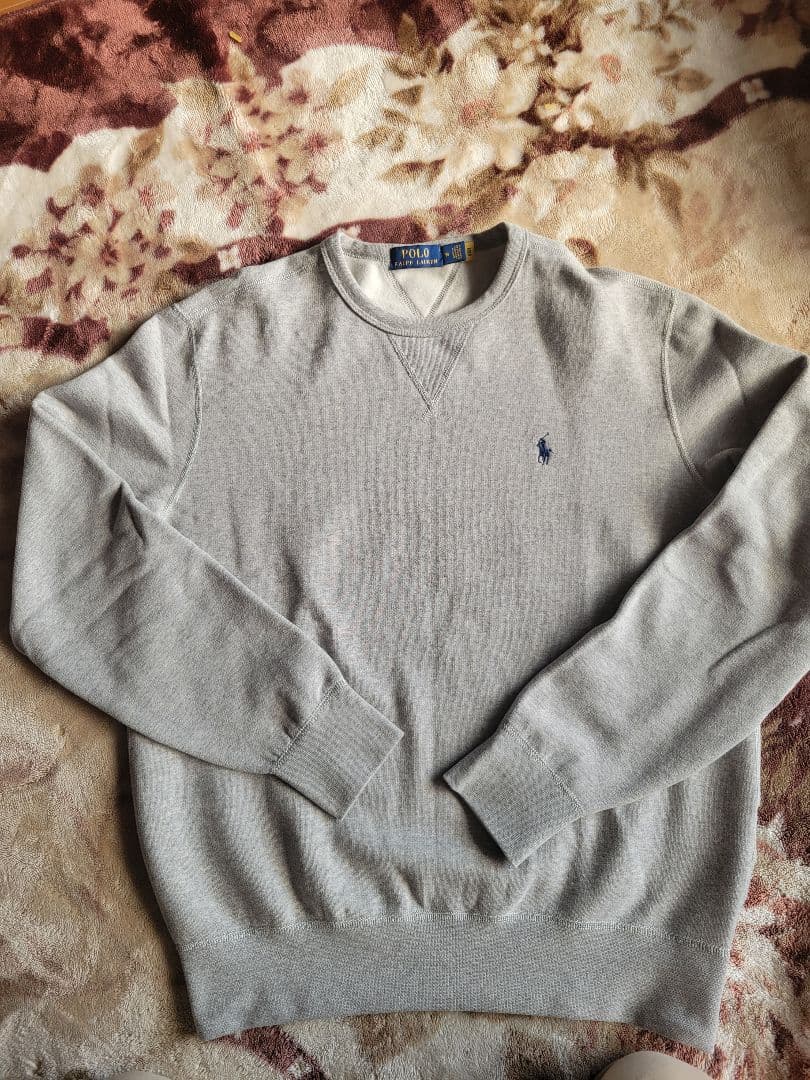 【美品】ラルフローレン トレーナー 　スウェット　M ダブルニット スウェットシャツ （スウェット）｜POLO RALPH LAUREN