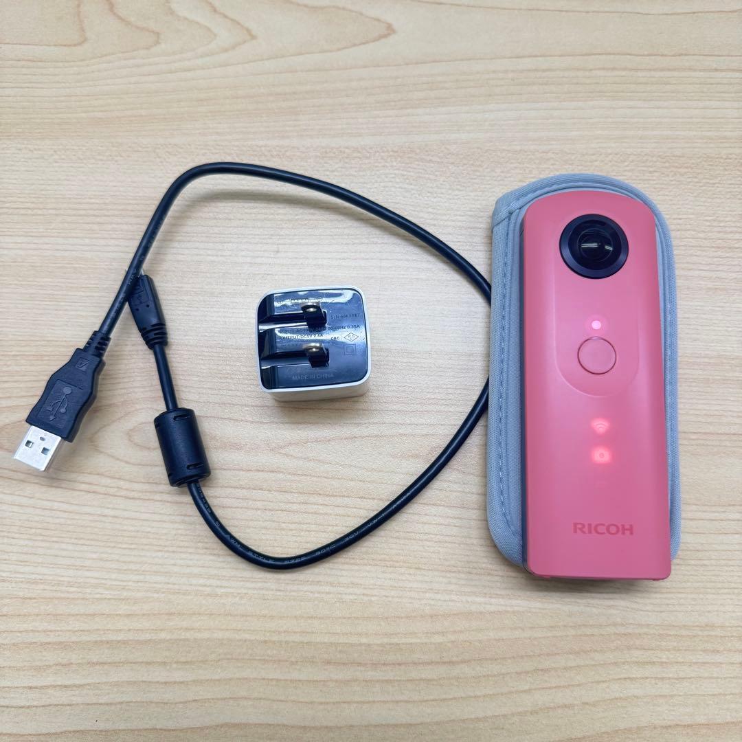 中古　RICOH THETA SC ピンク 360度カメラ　動作確認済 楽天市場】【中古】 RICOH 360度カメラ RICOH THETA SC (ピンク) 全天