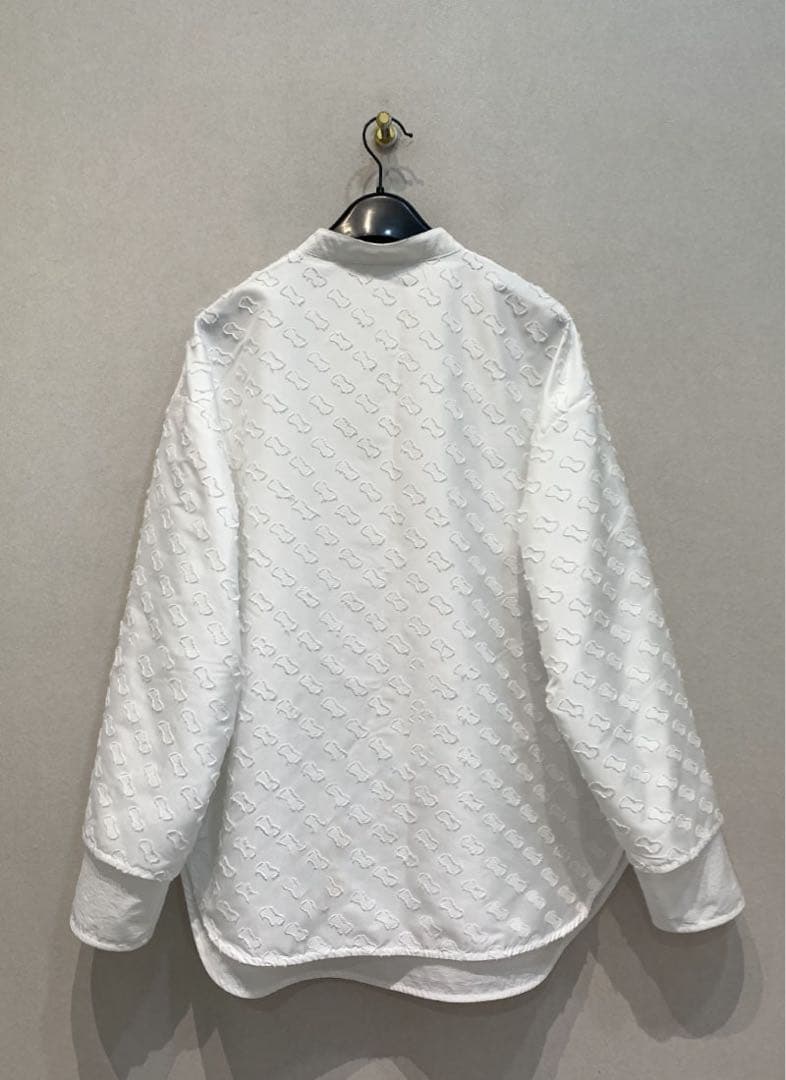 yori ヨリ キティリボンレイヤード ブラウス 白 シャツ ホワイト