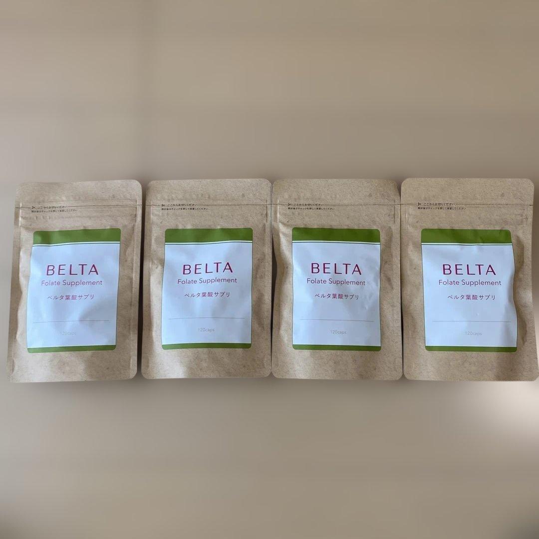 ベルタ 葉酸サプリ 120粒　4袋 ベルタ（BELTA） ベルタ葉酸サプリ [ リニューアル最新版 ] 48g