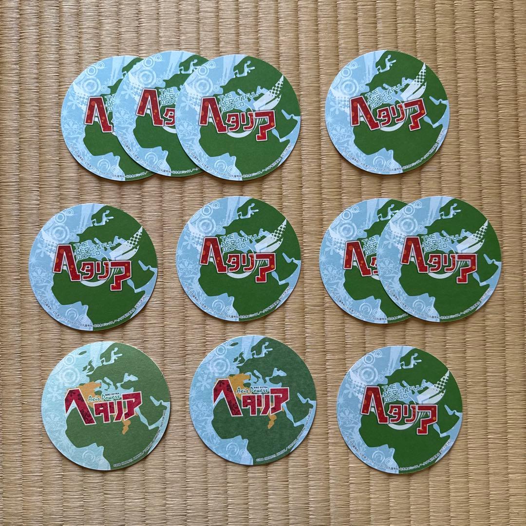 ヘタリア エアメール風コースター 11枚セット - メルカリ