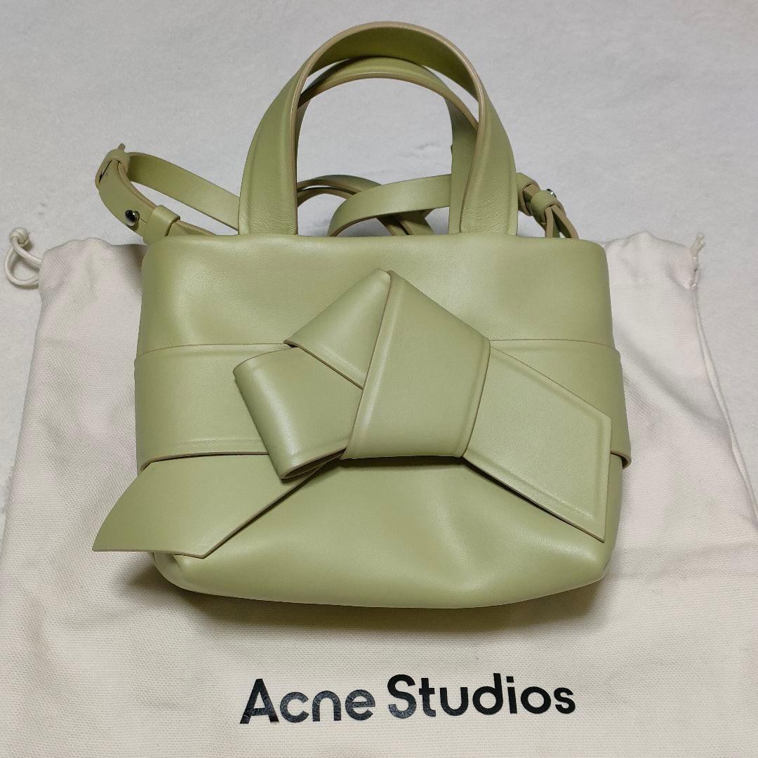 ACNE STUDIOS ショルダーバッグ MUSUBI グリーン - メルカリ