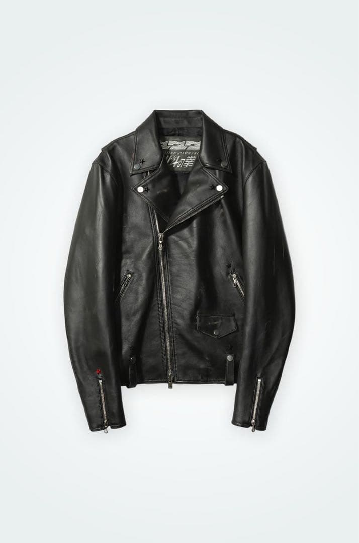 Sammy 50周年 記念 北斗の拳 コラボ レザージャケット BLK FREE - メルカリ