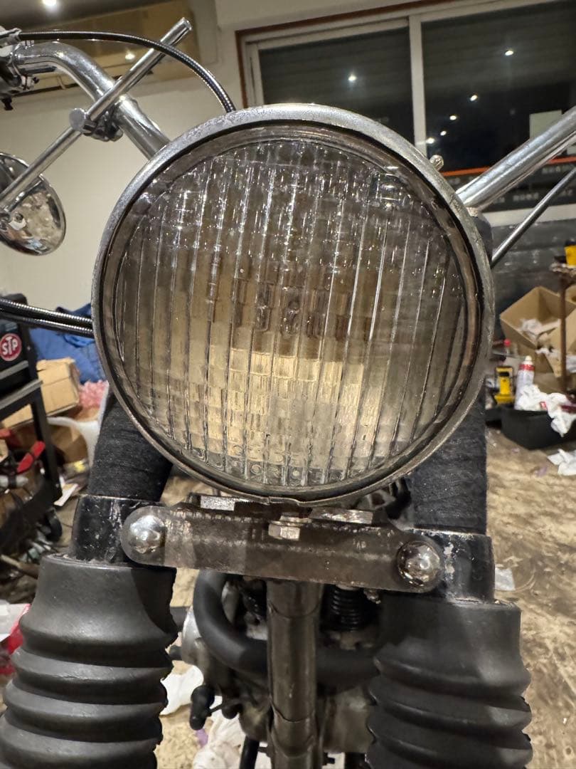 guide 5インチ　トラクターライト　ビンテージ　チョッパー Amazon | GUIDE ガイド トラクター レプリカ ヘッドライト 小ぶり 5