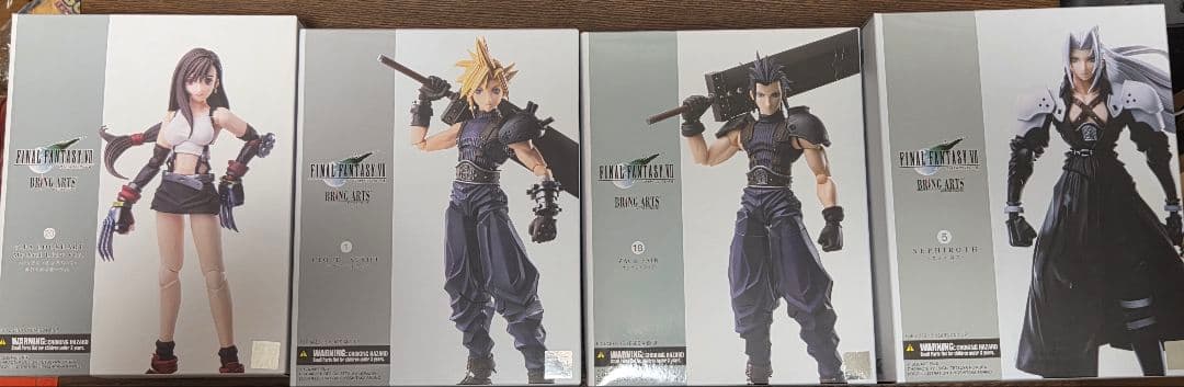 ブリングアーツ　クラウド セフィロス ティファ ファイナルファンタジー7 FF7 クラウドやザックスの新作ブリングアーツ発売! セフィロス再販決定!