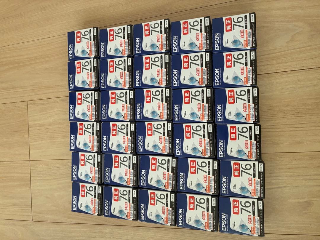 EPSON IC76型インクカートリッジ 30セット 純正インクカートリッジ EPSON IC76 EPSON エプソン純正インク 【通販