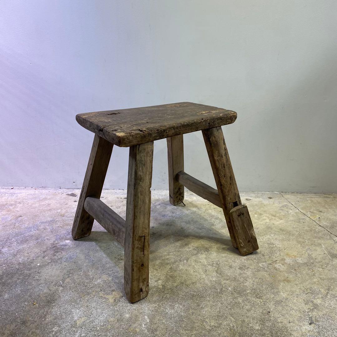 古い木製のスツール 花台 椅子 アンティーク 木製 スツール 花台 フランスアンティーク | OGISHIMA COFFEE Antiques