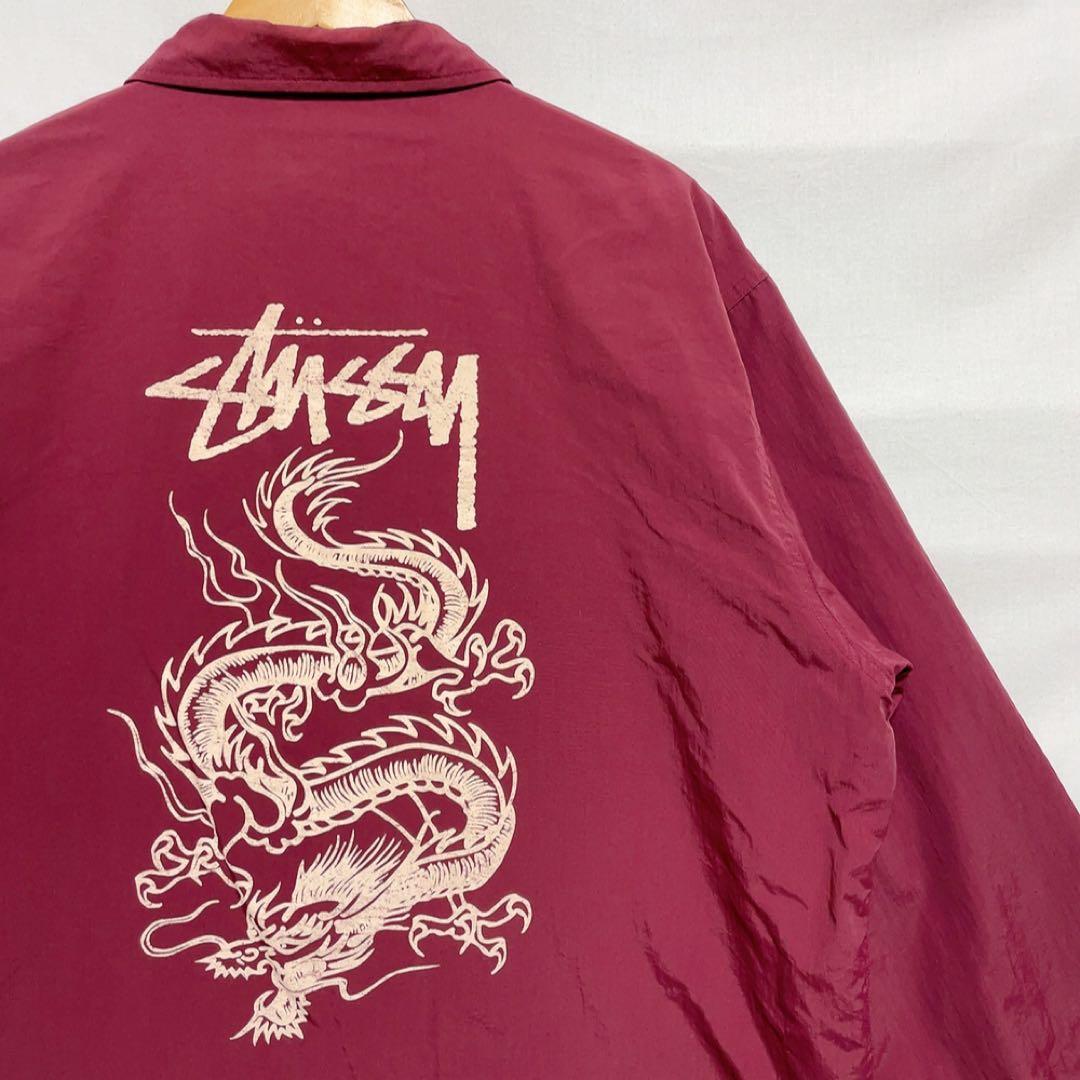 Old Stussy オールド ステューシー ドラゴン コーチジャケット - メルカリ