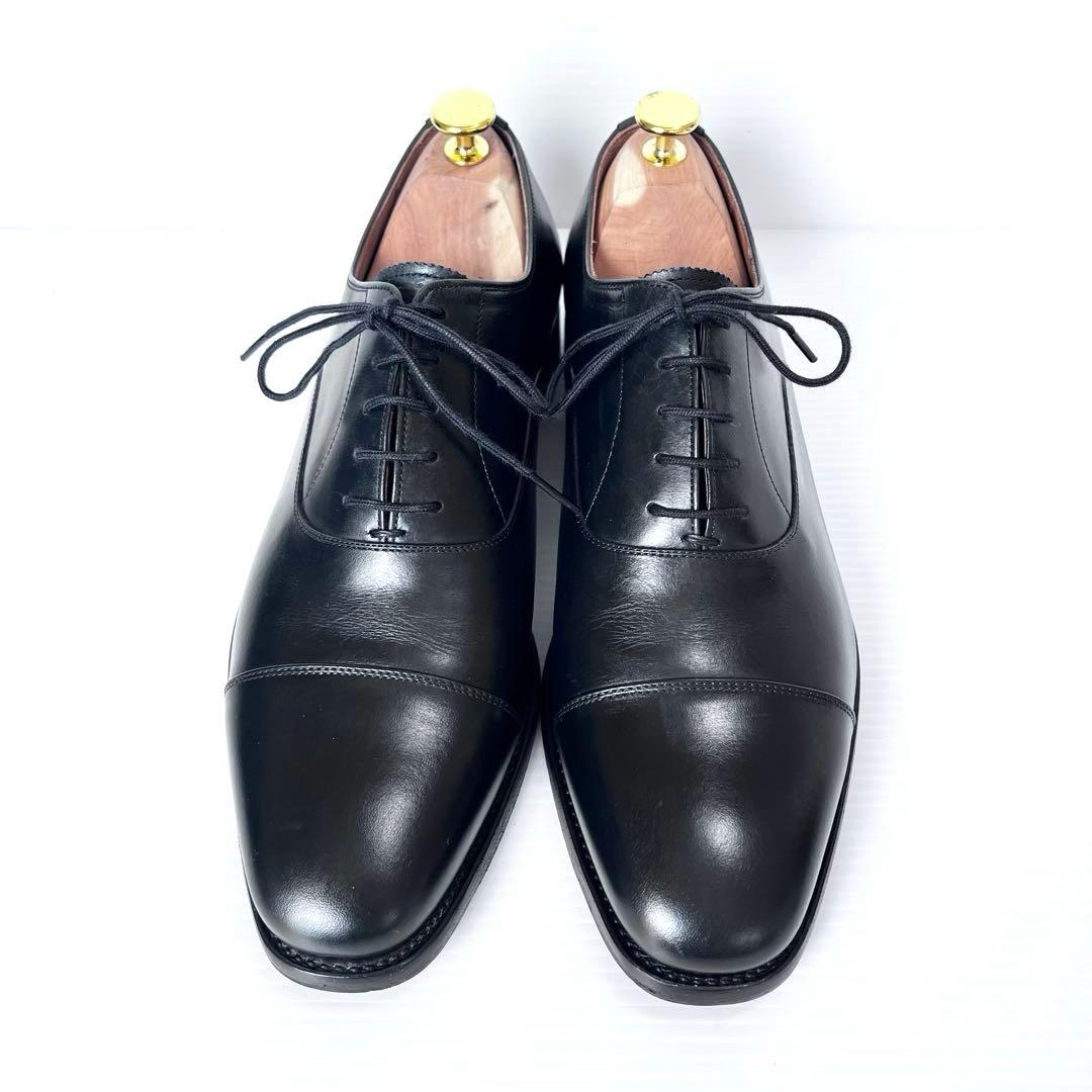 極美品✨ スコッチグレイン ビジネスシューズ ストレートチップ 黒