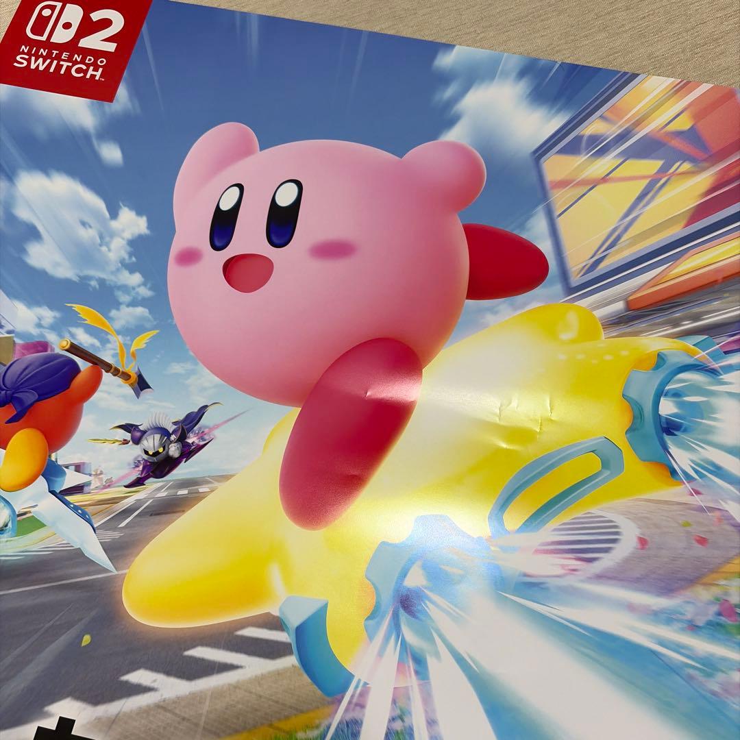 ☆非売品☆カービィのエアライダー 販促用 B2ポスター ダミジャケ