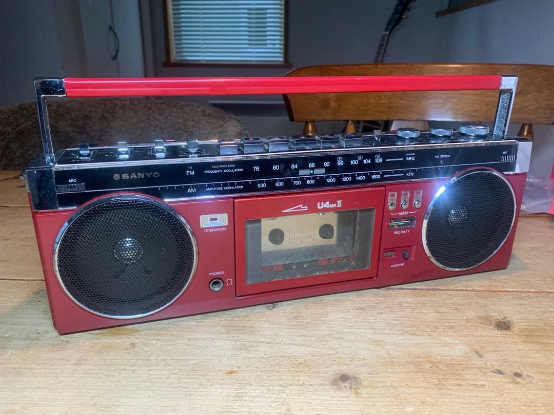 昭和 ラジカセ サンヨー SANYO U4 MK2 レトロ - メルカリ