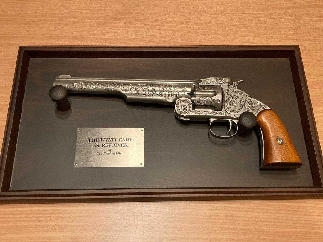 美品】フランクリンミント ワイアットアープ リボルバー 44口径 装飾銃