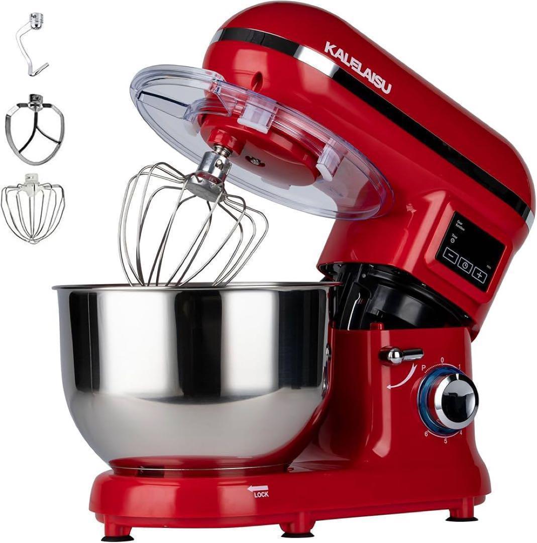 スタンドミキサー 卓上 フードプロセッサ レッド 業務用 家庭用 低騒音 335 hitas122-0.jpg