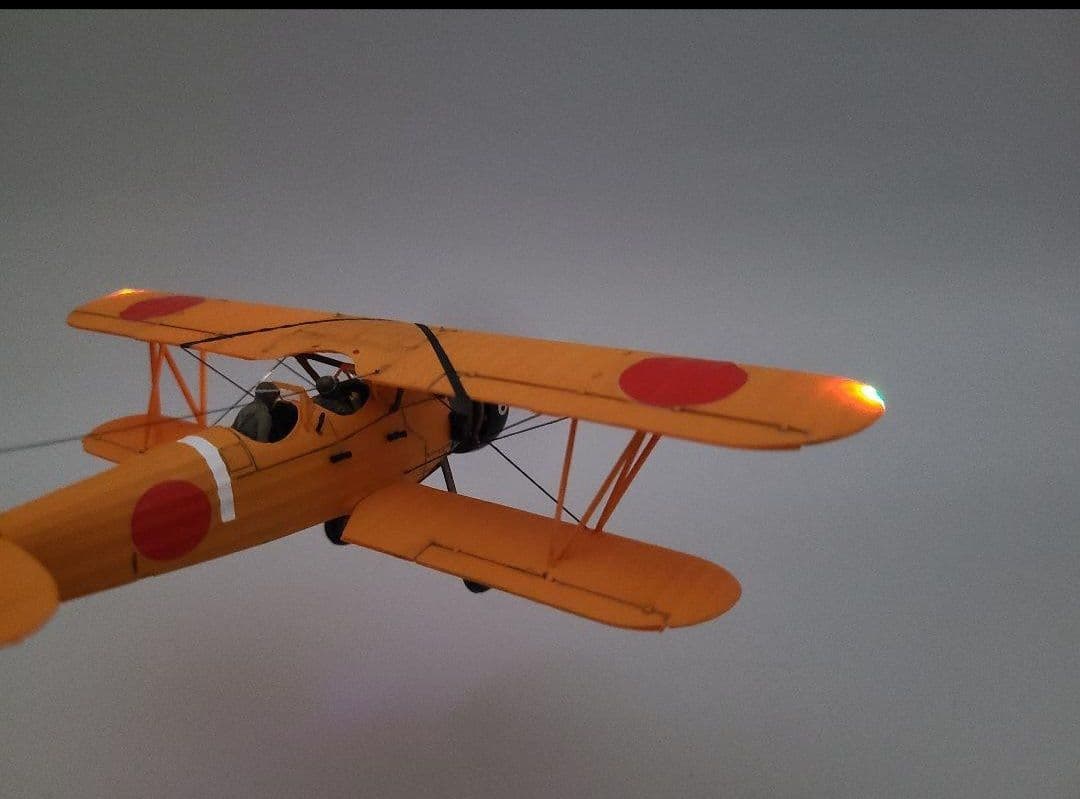 tomoya様専用 九五式中間練習機(赤とんぼ)リアルモーターライズ完成品