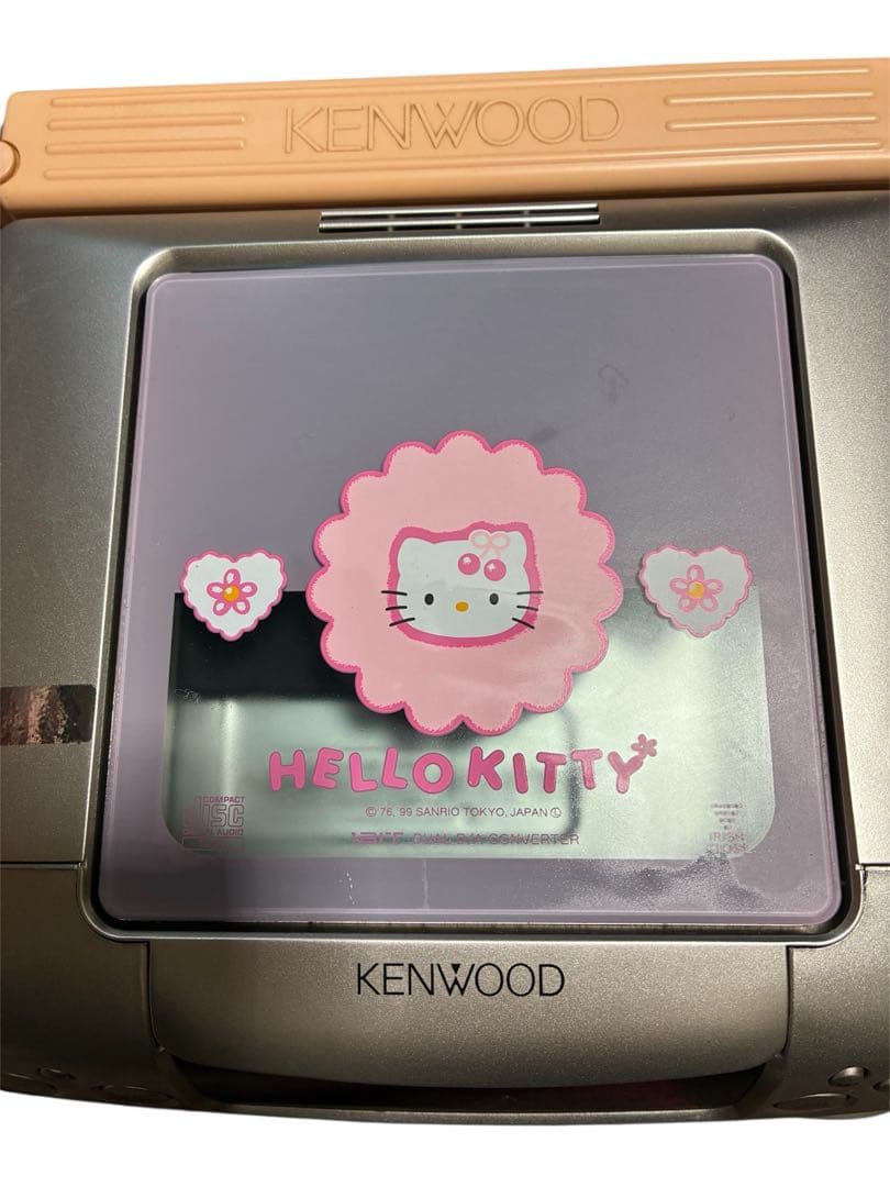 ジャンク KENWOOD ハローキティ CD MD テーププレイヤー - メルカリ