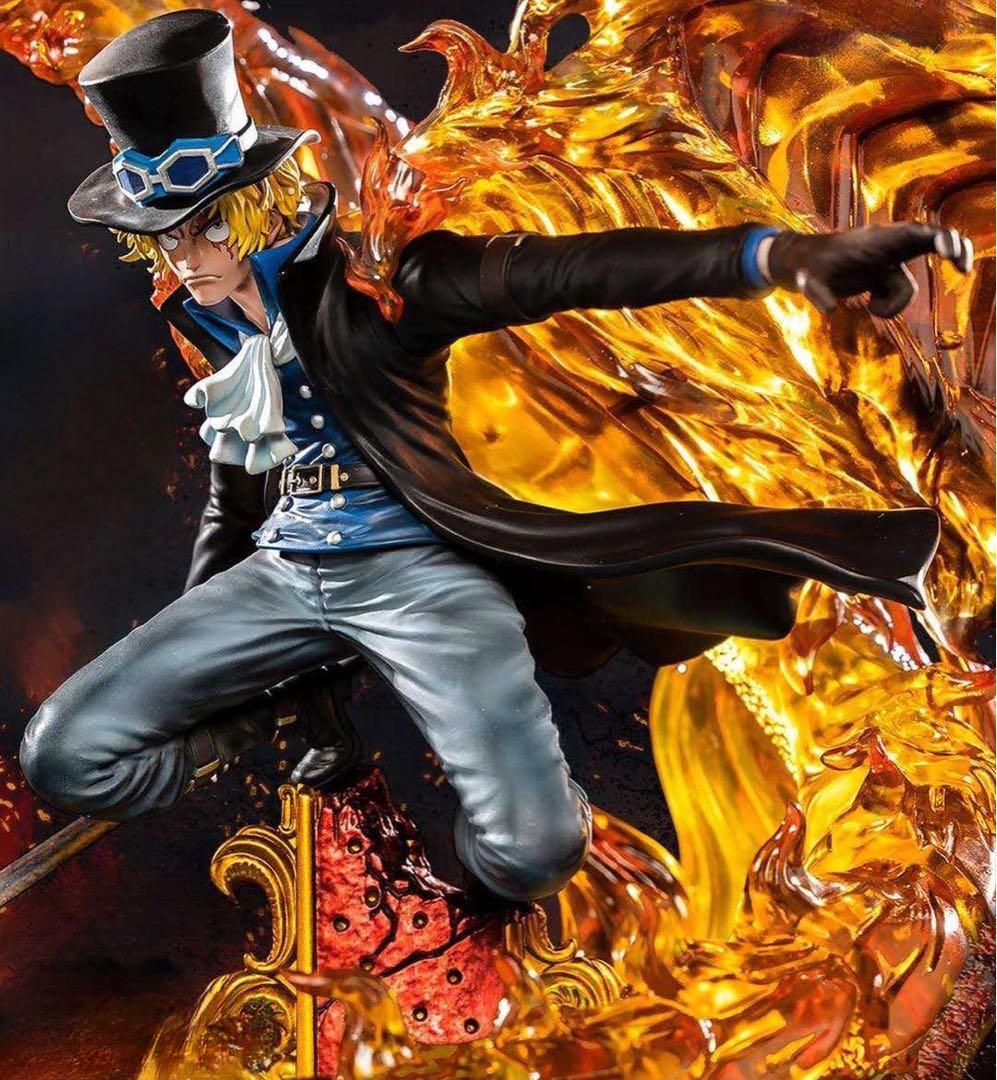 【新品】値下げ‼️ワンピース サボ メラメラ フィギュア 革命軍 ガレージキット 新品】値下げ‼️ワンピース サボ メラメラ フィギュア 革命軍 ガレージ