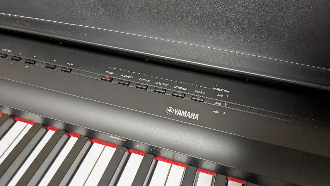美品】YAMAHA ヤマハ P-125 電子ピアノ (スタンド、ペダルセット