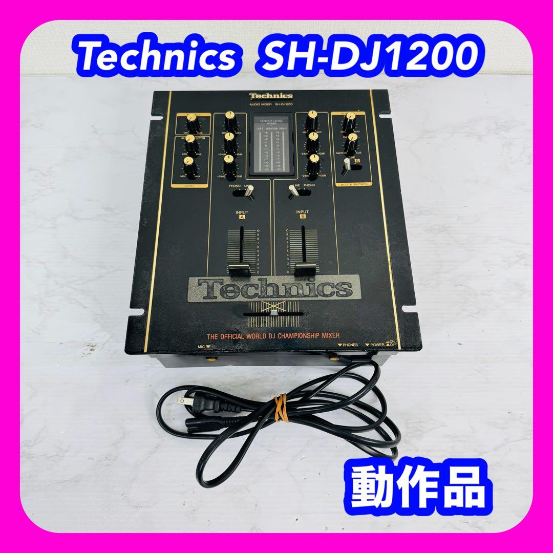 Technics　SH-DJ1200　DJミキサー　動作品 Technics SH-DJ1200 Black Audio Mixer DMC | eBay