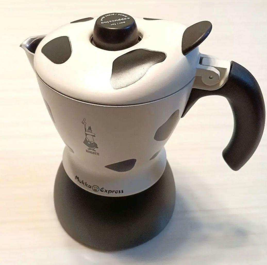 【マミ】Bialetti Mukka Express 牛柄コーヒーメーカー Bialetti (painted cow print) - Mukka Express 2-Cup Cow-Print