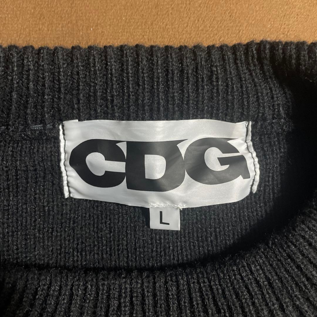 CDG ROUND NECK SCHOOL PULLOVER - メルカリ