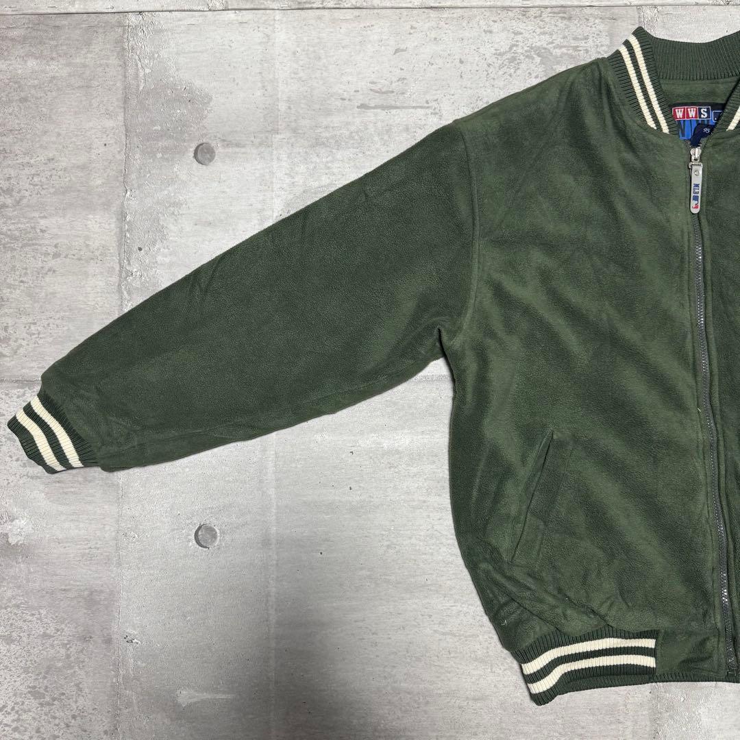 90s NewYork Yankees スタジャン フリース グリーン 希少 L - メルカリ