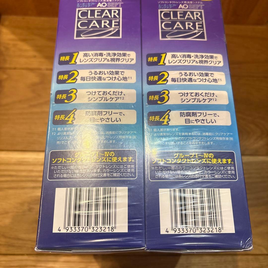 即日発送 CLEAR CARE ソフトコンタクト洗浄液 360ml 6本セット - メルカリ